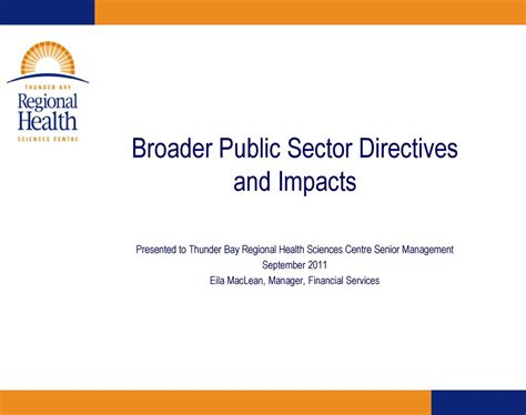 broader public sector directive